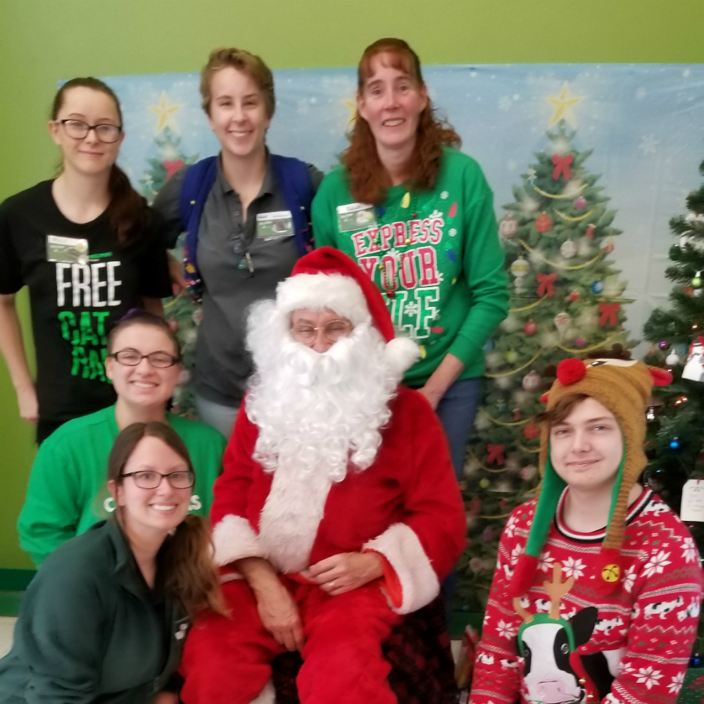 Santa and Helpers